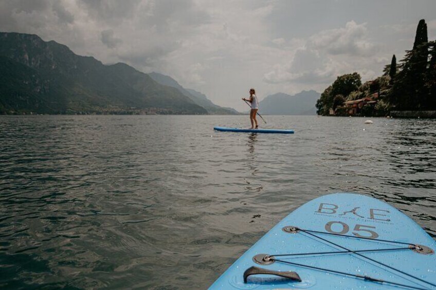 Private Stand Up Paddle Boarding Experience in Lake Como Bellagio