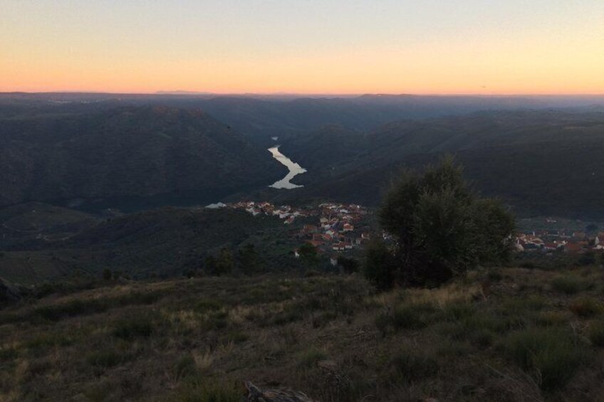 Aerial view from the Douro Valley