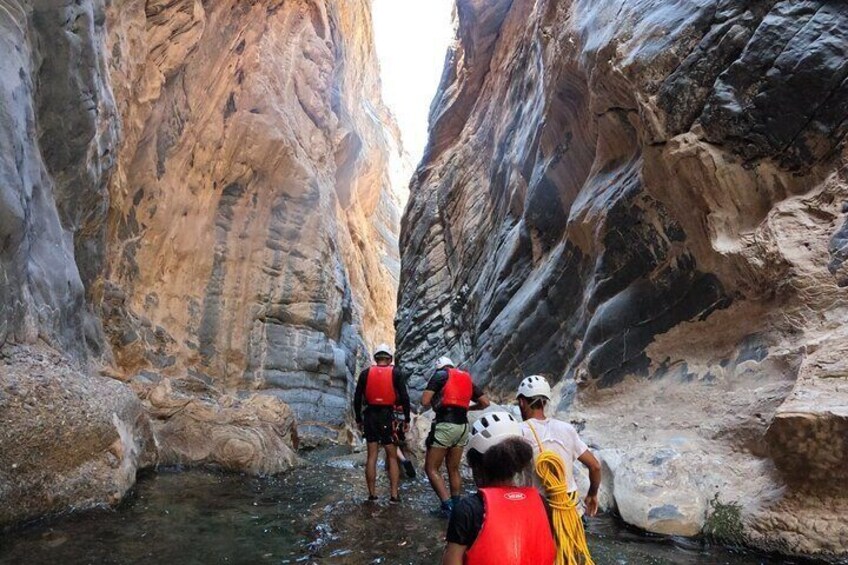 Adventure Tour through Snake Canyon (Wadi Bani Awf) - Long Route