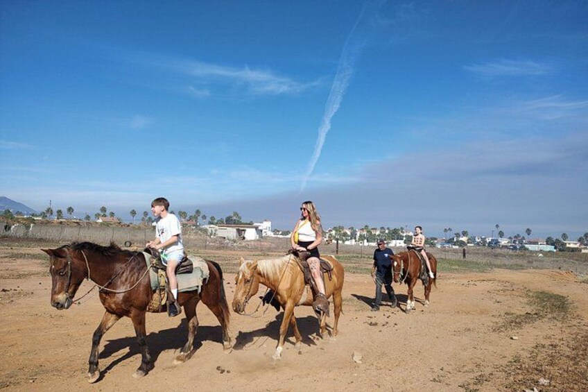 Private excursion, Horseback riding on the beach and La Bufadora 2