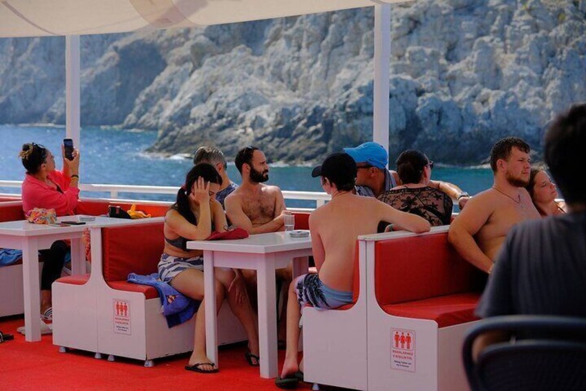 Alanya Boat Trip w/Unlimited Drinks & Lunch (Free Hotel Transfer)