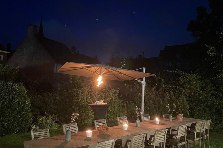 A drink in our garden 4
