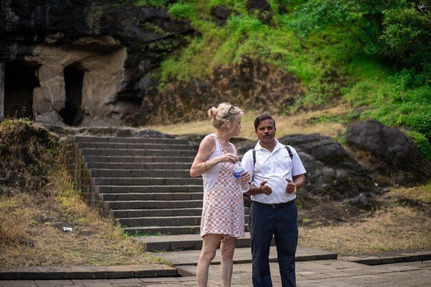 Exploring hidden corners and sculptures inside Elephanta Caves Mumbai 4