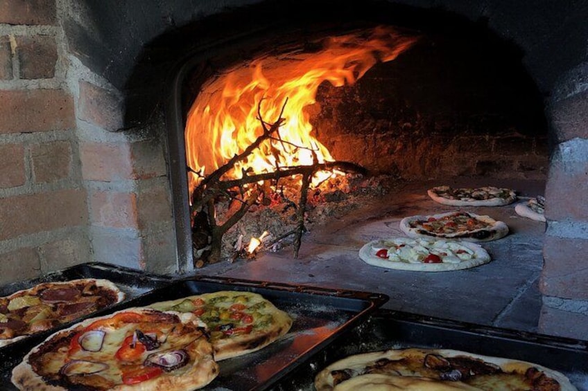 The antique wood fired oven 5