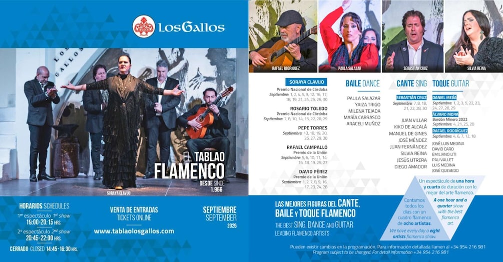 Seville: Flamenco Show at Tablao Los Gallos 1
