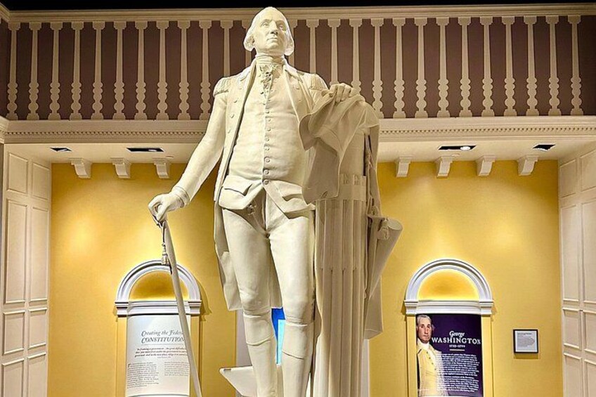 George Washington's Jean-Antoine Houdon statute that most portrays his likeness. America owes much to our National Father. 3