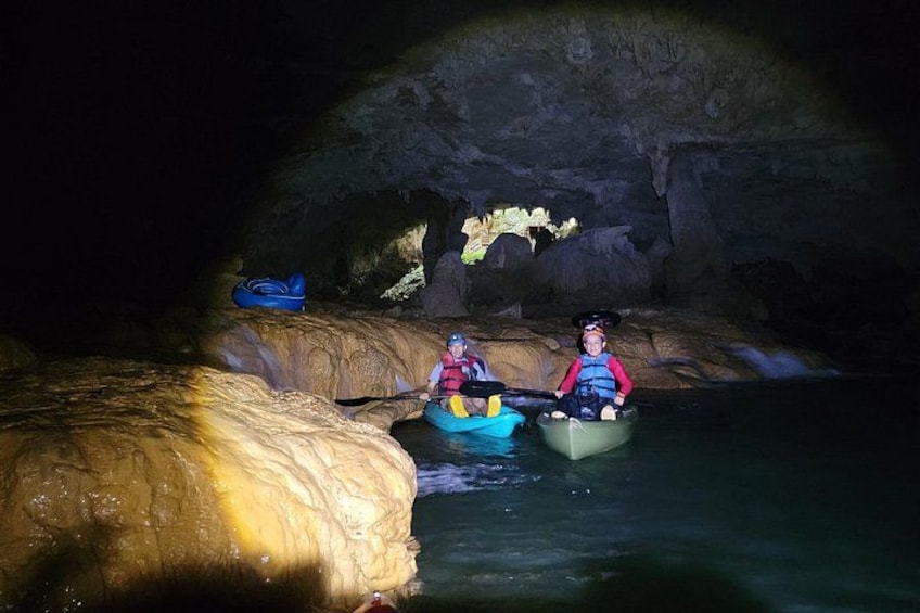 Full day, 7 Miles Cave Kayaking adventure in Belize 1