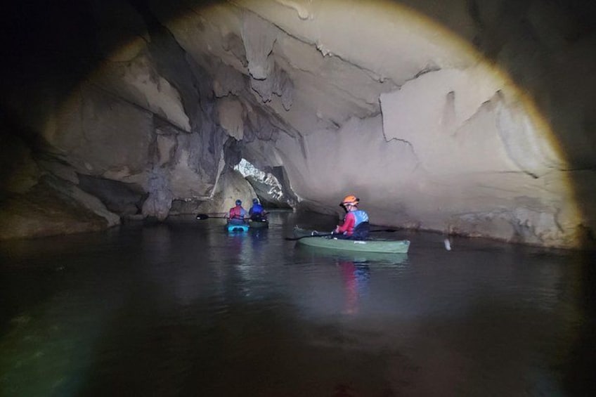 Full day, 7 Miles Cave Kayaking adventure in Belize 3