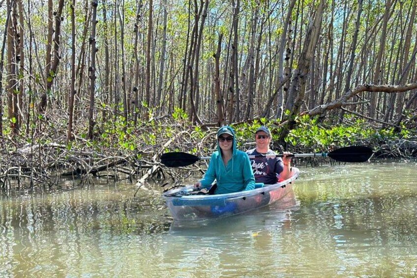 CLEAR Kayaks are used on the sunset tour 4