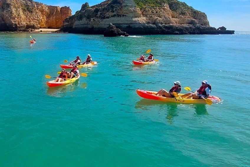 Explore Secret Caves and Beaches of Alvor - Boat & Kayak Tour 2