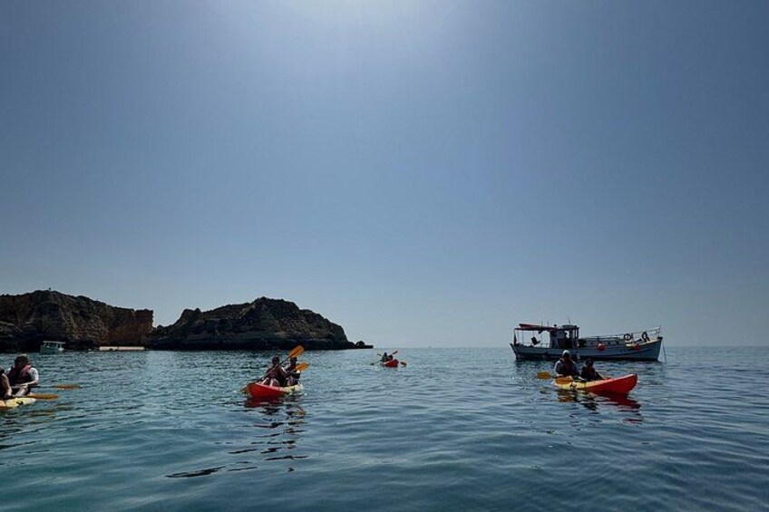 Explore Secret Caves and Beaches of Alvor - Boat & Kayak Tour 3
