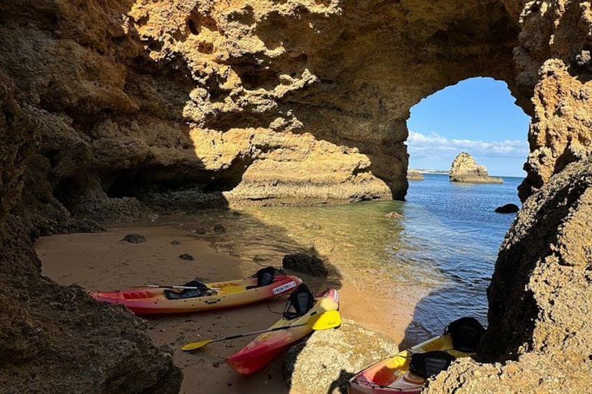 Explore Secret Caves and Beaches of Alvor - Boat & Kayak Tour 4