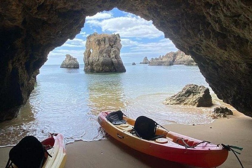 Explore Secret Caves and Beaches of Alvor - Boat & Kayak Tour 3