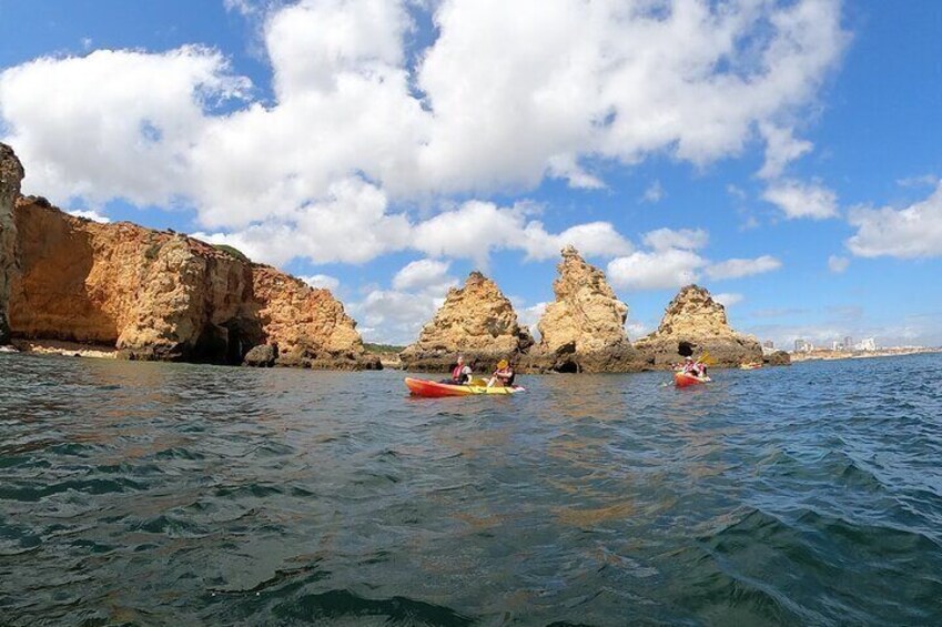 Explore Caves and Beaches of Alvor - Boat & Kayak Tour