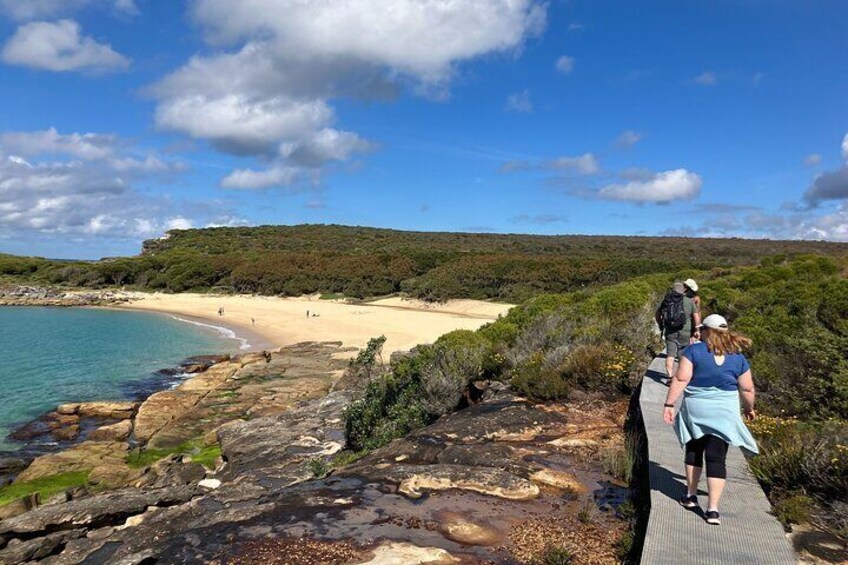 Walking to Marley Beach 