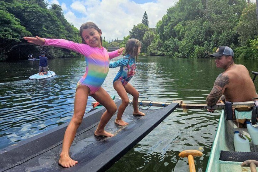 Private North Shore Hawaiian outrigger Canoe and turtle adventure 1