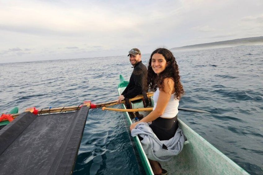 Private North Shore Hawaiian outrigger Canoe and turtle adventure 3