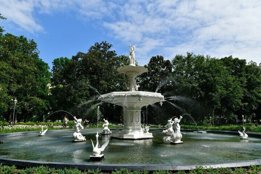 Fountain at Forsyth Park (Midnight in the Garden of Good and Evil)