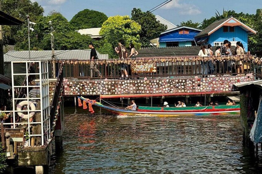 Hidden Bangkok Longtail Boat Tour to Big Buddha&Canal Life 2hrs 2