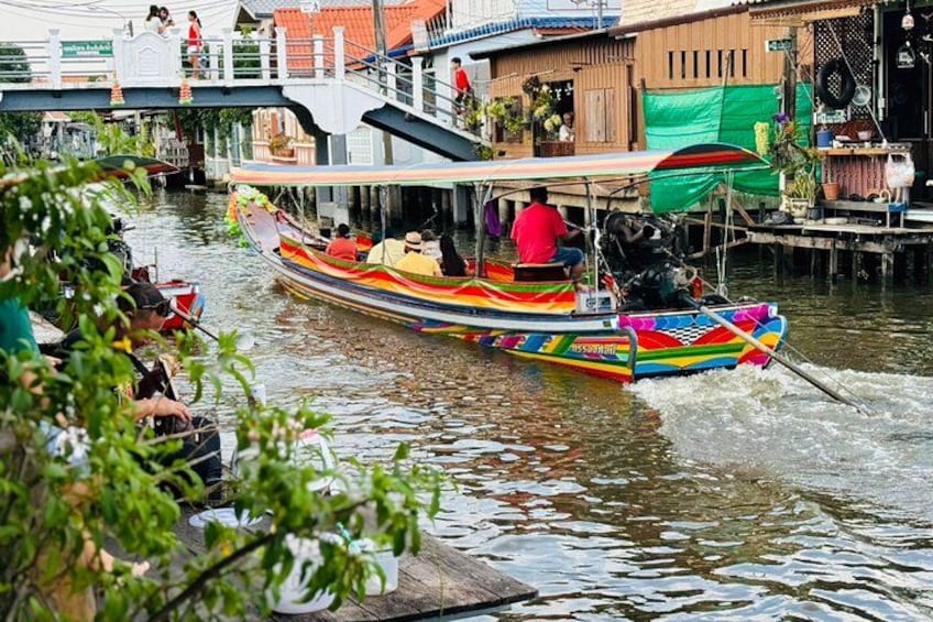 Hidden Bangkok Longtail Boat Tour to Big Buddha&Canal Life 2hrs 3