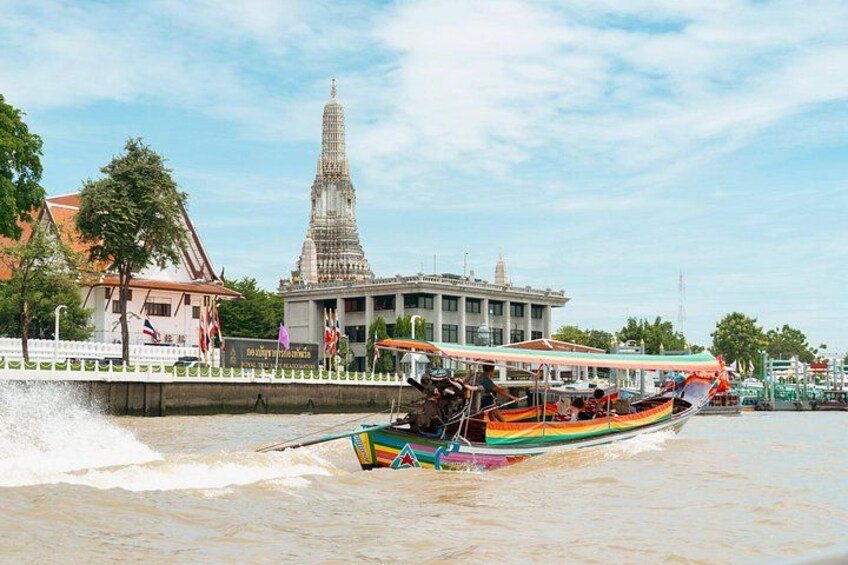 Hidden Bangkok Longtail Boat Tour to Big Buddha&Canal Life 2hrs 2