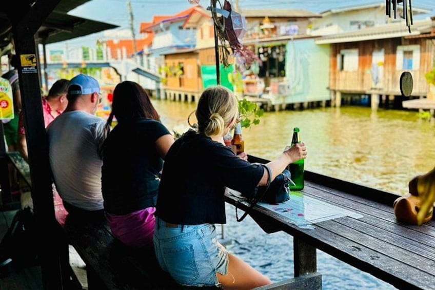 Hidden Bangkok Longtail Boat Tour to Big Buddha&Canal Life 2hrs 2