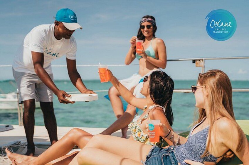 Ile Aux Cerfs full day shared catamaran with BBQ lunch & drinks 4