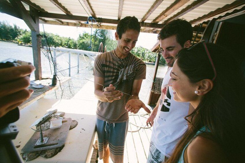 Visit of a pearl farm 4