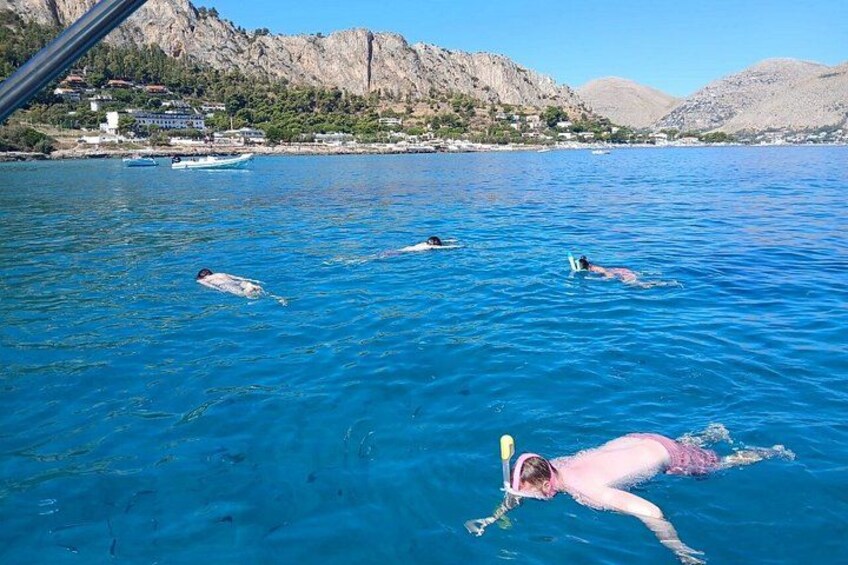 Palermo: Shared Boat Tour with Aperitif and snorkelling 2