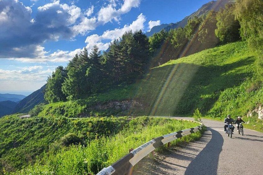 Big Almaty Lake Tour by car Till Lake, Almarasan hot springs 2