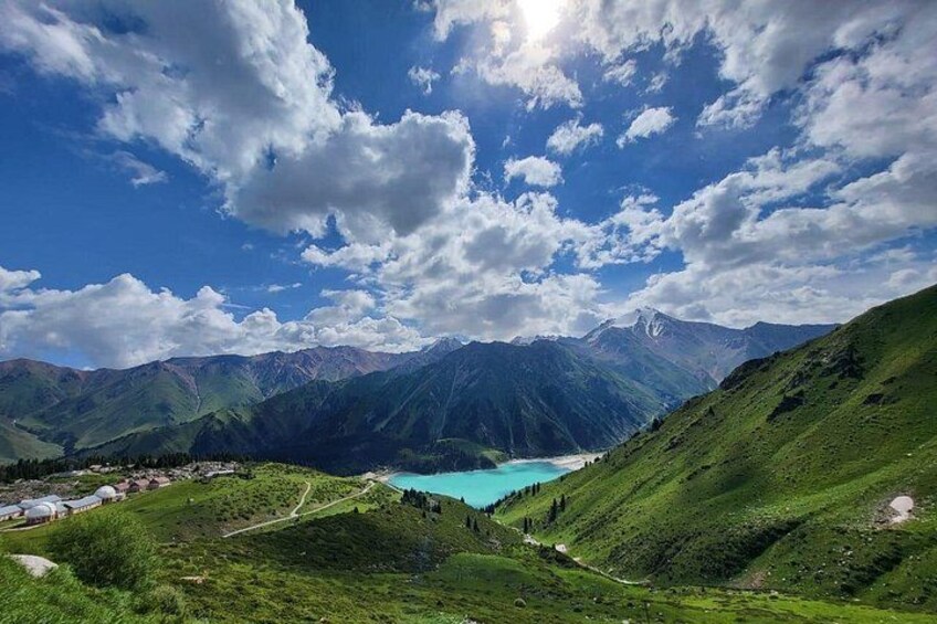 Big Almaty Lake Tour by car Till Lake, Almarasan hot springs 3