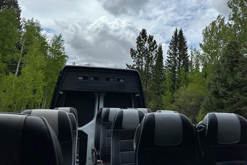 Retractable Glass Top Tours of RMNP by Purple Points Tour Company 2