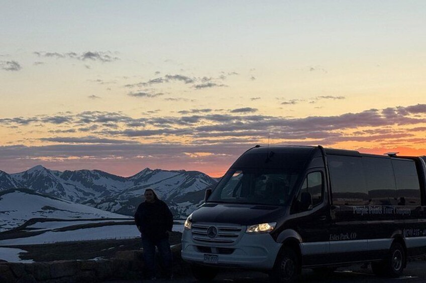 Retractable Glass Top Tours of RMNP by Purple Points Tour Company 2