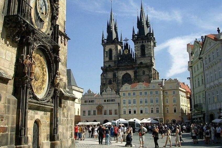 Prague - Old Town Square with Astronomical clock 1