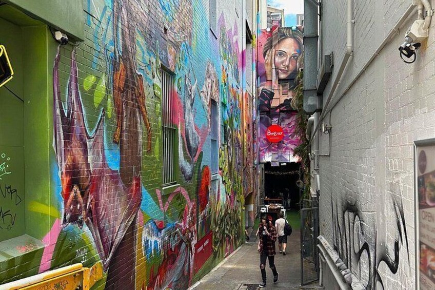 Artwork down Burnett Lane 5