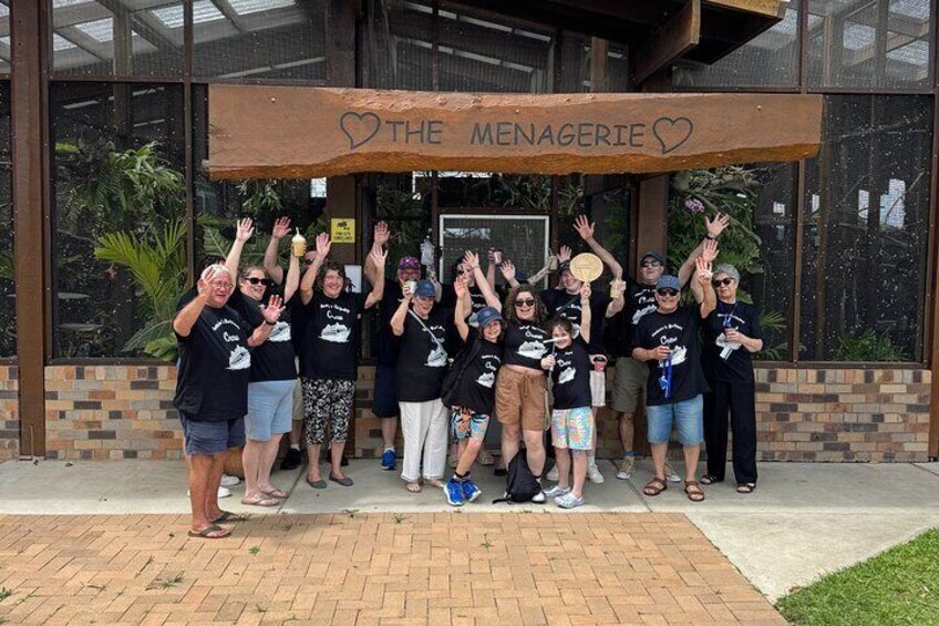 Our guests enjoying a warm welcome at The Menagerie — where every visit begins with smiles and good company. 1