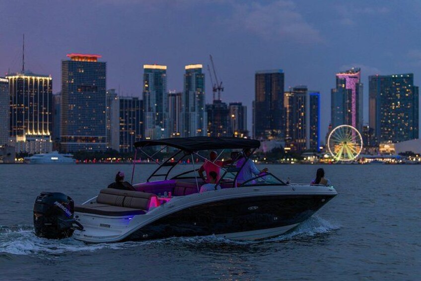 Private Miami Boat Charter: Sightseeing, Sunset & Sandbar 2