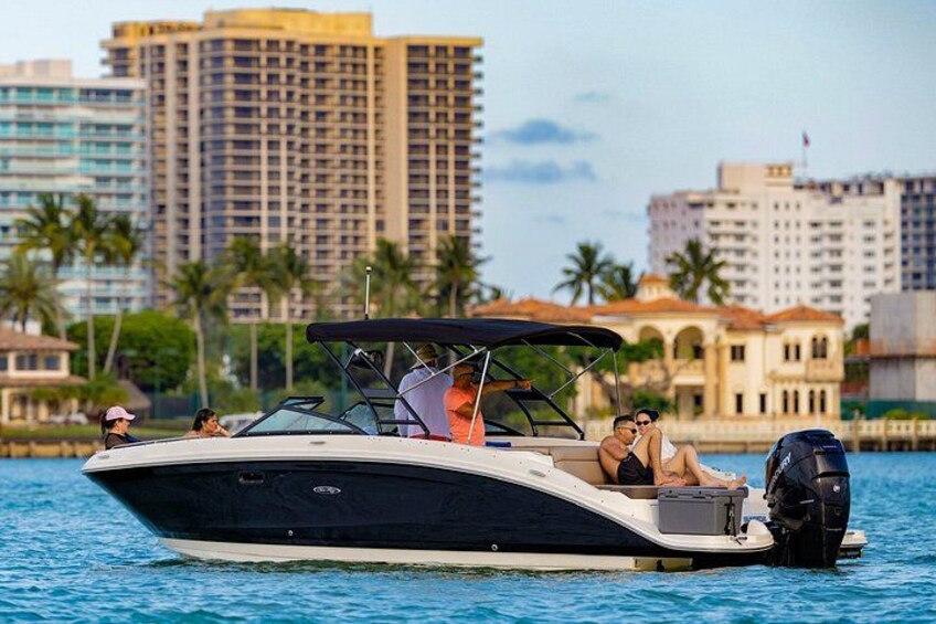 Private Miami Boat Charter: Sightseeing, Sunset & Sandbar 2