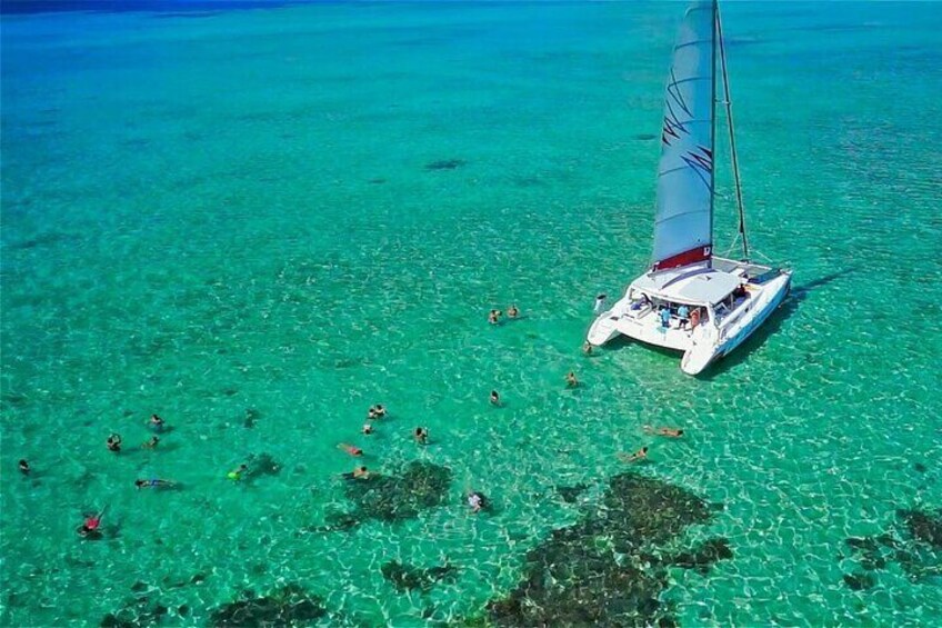 Catamaran Trip to Ile au Cerfs with Lunch and GRSE waterfall  5