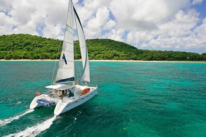 Catamaran Trip to Ile au Cerfs with Lunch and GRSE waterfall  1