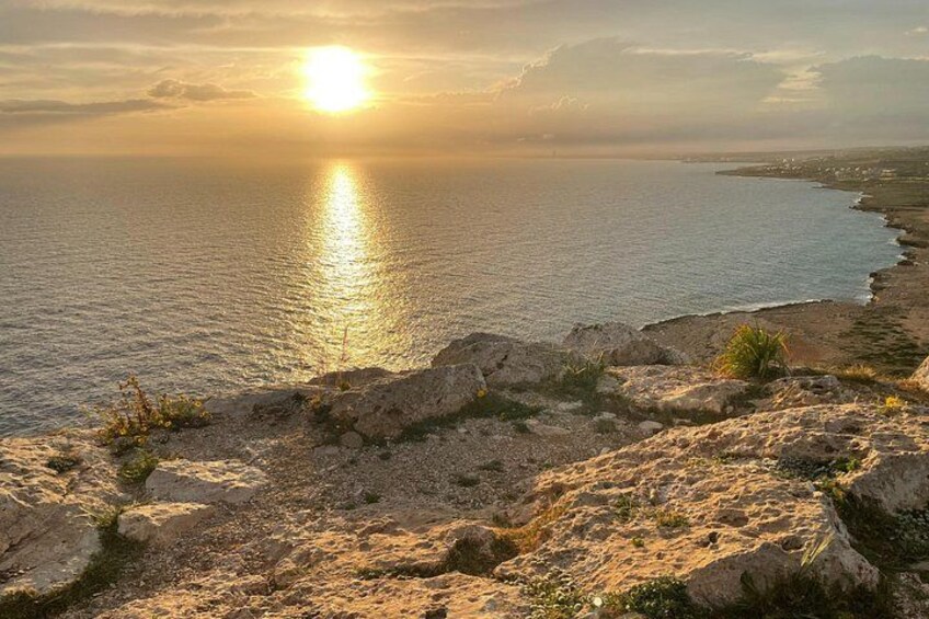 Sunset in Cape Greko in Spring 2