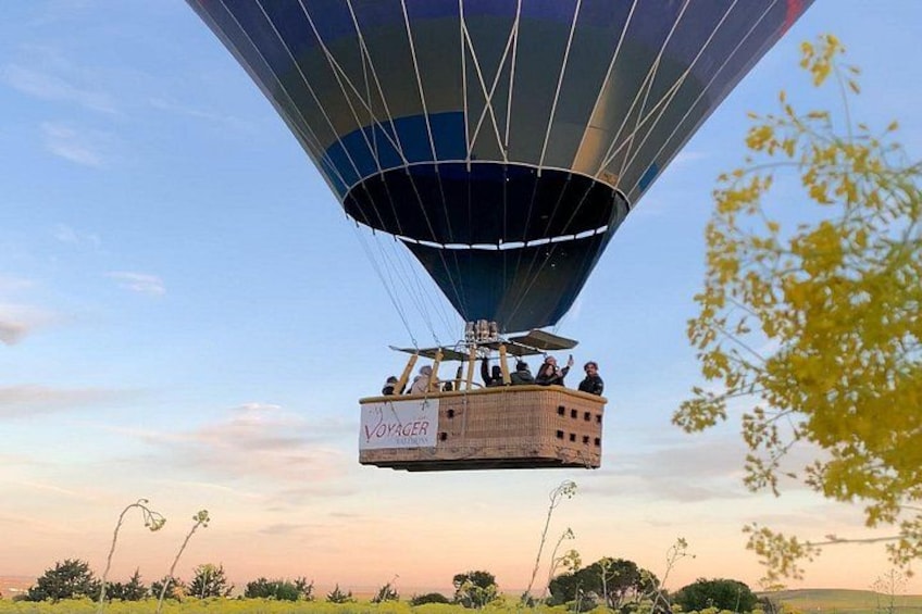Balloon flight at sunrise in Segovia 3