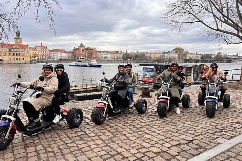 Electric Trike Tour in Prague - City Sightseeing & Fun Riding 3
