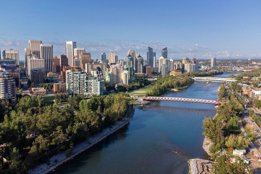 Pedal the Picturesque: Private Calgary & Bow River Bike Tour