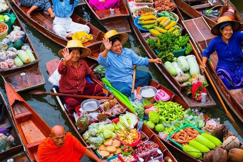 Bangkok: Floating and Train Market with Boat Trip 1