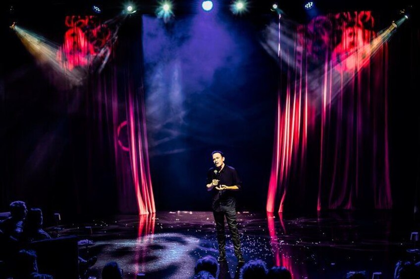 Custom-built theater just for this magic show — amazing! 2