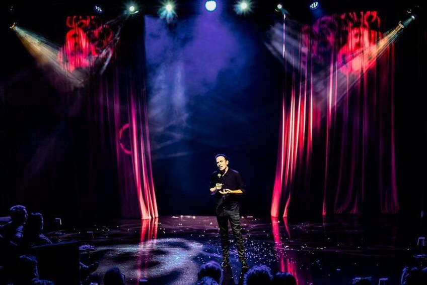 Custom-built theater just for this magic show — amazing! 2