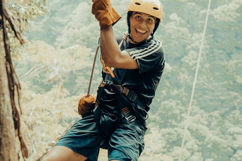Canyoning Adventure Rappelling Waterfalls in Arenal Volcano 2