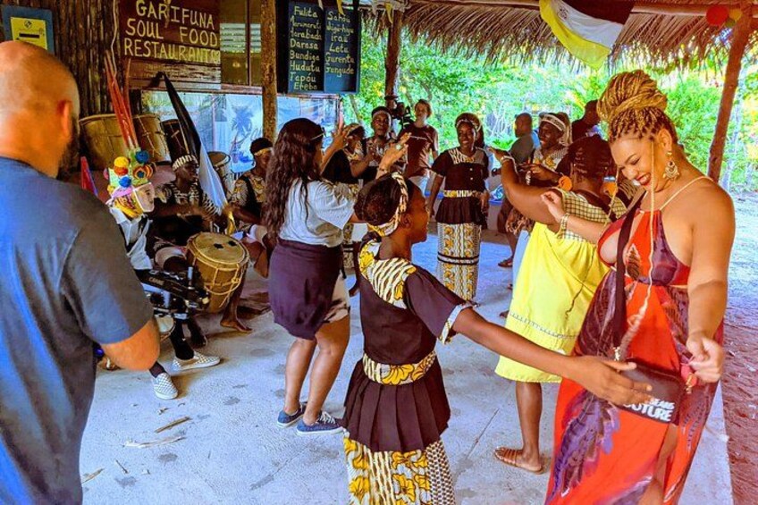 Authentic Garifuna Drumming and Dancing Class in Hopkins Belize 1