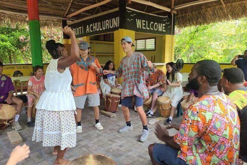Authentic Garifuna Drumming and Dancing Class in Hopkins Belize 4